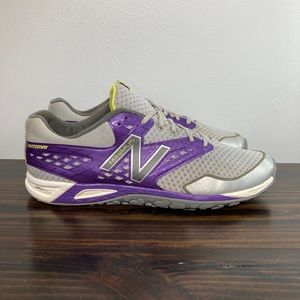 New Balance Minimus Fantom Fit Purple Silver Lightweight Trail Shoes Womens 9.5